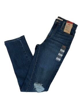 LEVI’S 724 High Rise Straight Distressed Jeans Size 2 Long, 26/32 *NEW*